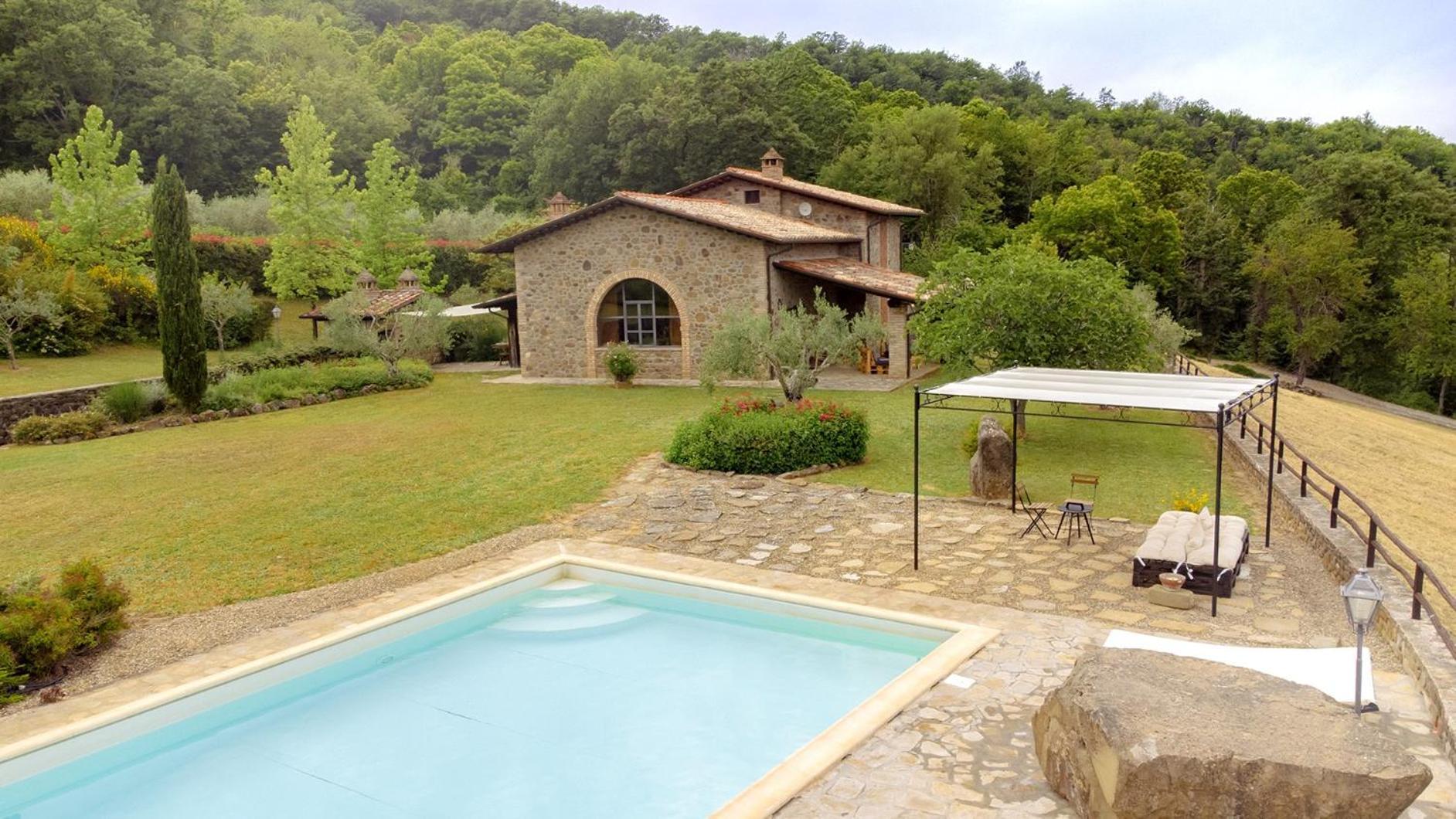 Villa Elisa - Private Pool & Airco Near Reschio Castle Lugnano 外观 照片